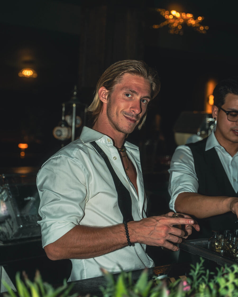 FLAIR bartender portrait